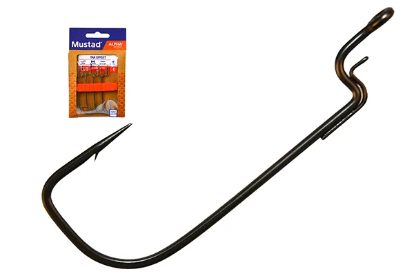 MUSTAD ALPHA-GRIP TAK OFFSET TITANX 3/1 4DB/CS Árcsökkenés
