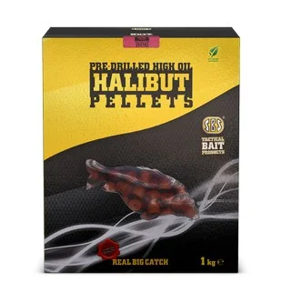 SBS HIGH OIL PRE-DRILLED HALIBUT PELLET 14MM 1KG Biztonságos vásárlás