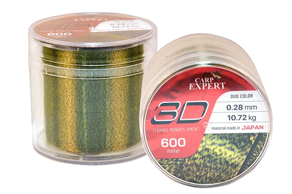 Kedvezményes ár CARP EXPERT 3D 600M/SPOOL CAMOUFLAGE 0.35MM 15,11KG