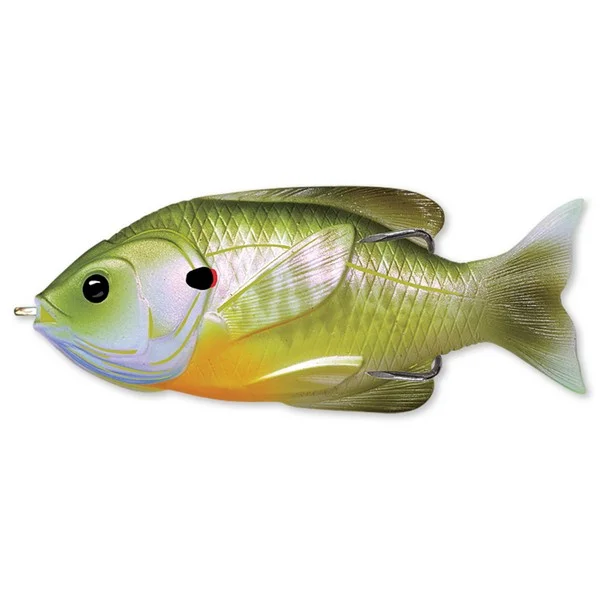 Végkiárusítás LIVETARGET SUNFISH WALKING BAIT NATURAL/GREEN BLUEGILL 75 MM 12 G