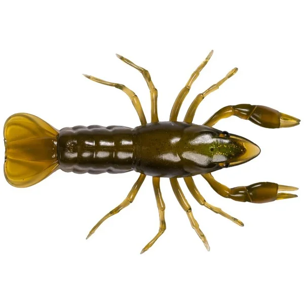Vedd meg online LIVETARGET 2.8" CRAWFISH UN-RIGGED GREEN / MOSS 71 MM SINKING
