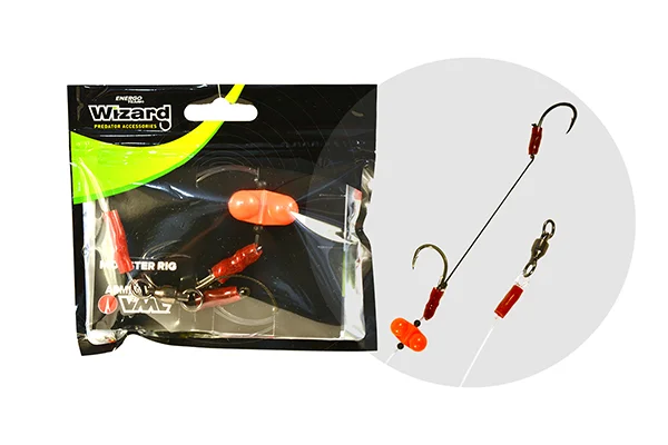 Újdonság WIZARD MONSTER SURFACE LIVEBAIT DOUBLE MONOBRAID RIG 6/0+8/0 SPECIMEN