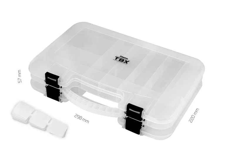 Szuper akció DOBOZ DELPHIN TBX DUO 298-12P CLIP 298X220X57MM