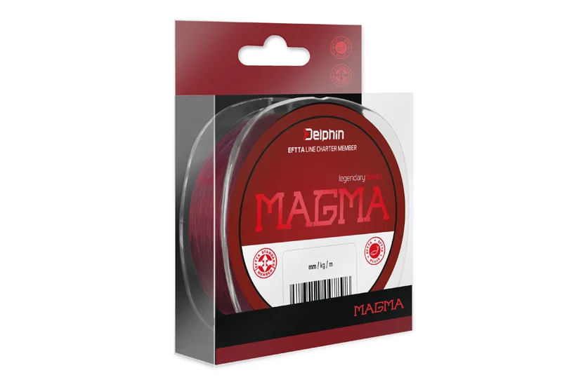 Biztonságos fizetés MONOFIL DELPHIN MAGMA / BORDÓ 0,181MM 3,0KG 1000M
