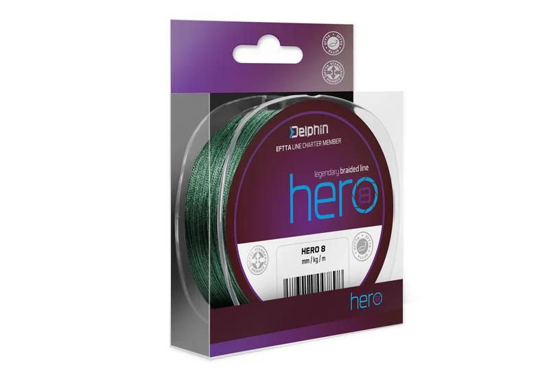DELPHIN HERO 8 / ZÖLD 0,16MM 10,5KG 117M Gyors kiszállítás