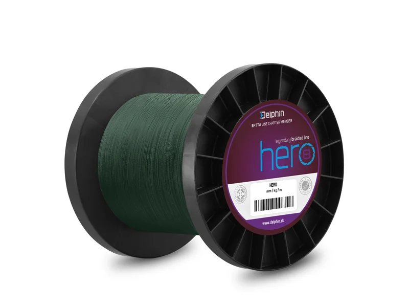 Biztonságos fizetés DELPHIN HERO 8 / ZÖLD 0,16MM 10,5KG 1000M