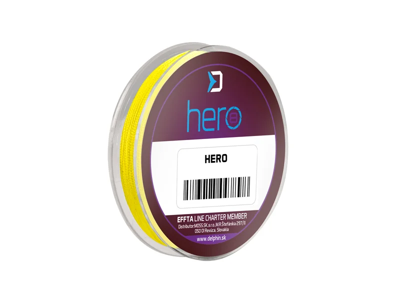 Expressz kézbesítés DELPHIN HERO 8 / FLUO SÁRGA 0,40MM 26,4KG 10M