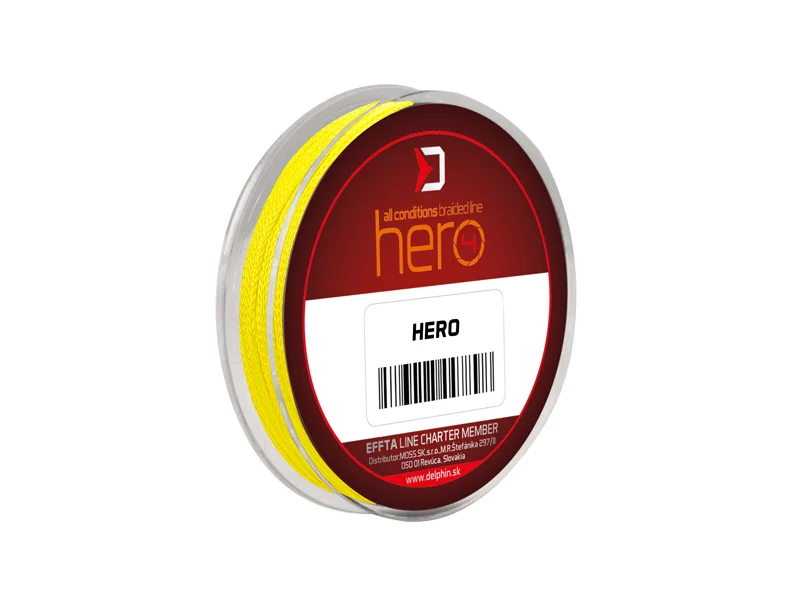 Végkiárusítás DELPHIN HERO 4 / FLUO SÁRGA 0,18MM 12,3KG 15M