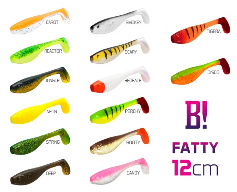 BOMB! GUMIHAL FATTY / 5DB 12CM/CANDY Vásárlói kedvenc