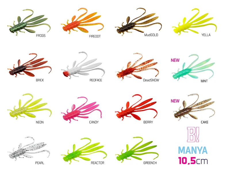 DELPHIN MANYA UVS NIMFA / 5DB 10.5CM/NEON Vásárlói kedvenc
