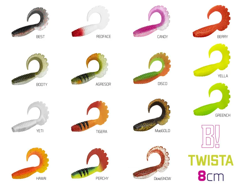 Azonnal elérhető GUMIHAL DELPHIN TWISTA UVS / 5DB 8CM/AGRESOR