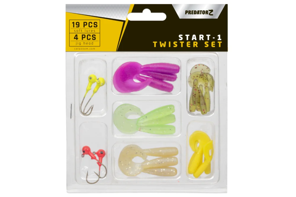 PZ START-1 TWISTER SZETT, 0,5-1,7 G, NÉPSZERŰ SZÍNEK, 19+4 DB Szuper akció