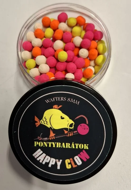Azonnali szállítás PONTYBARÁTOK HAPPY CLOW 8MM WAFTERS