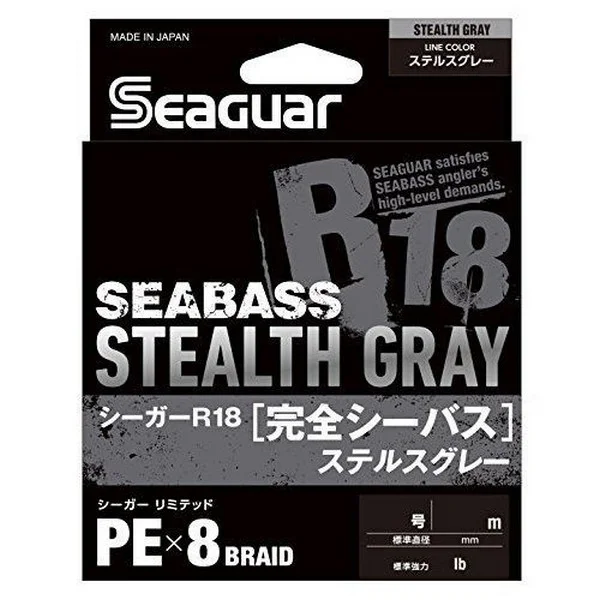 Legjobb ár SEAGUAR R18 KANZEN SEABASS STEALTH GRAY 150M 0.6PE