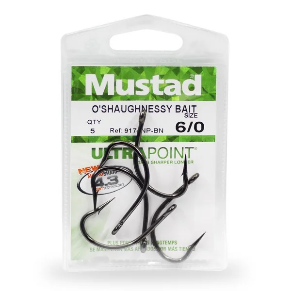 Vedd meg online MUSTAD O SHAUGHNESSY BAIT 6/0 5DB/CSOMAG