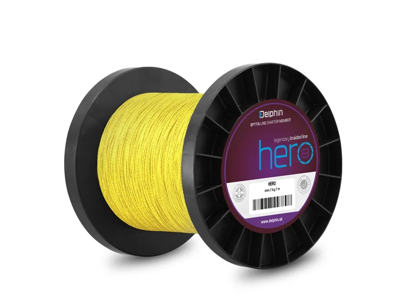 DELPHIN HERO 8 / FLUO SÁRGA 0,18MM 13,2KG 1000M Kedvezményes ár