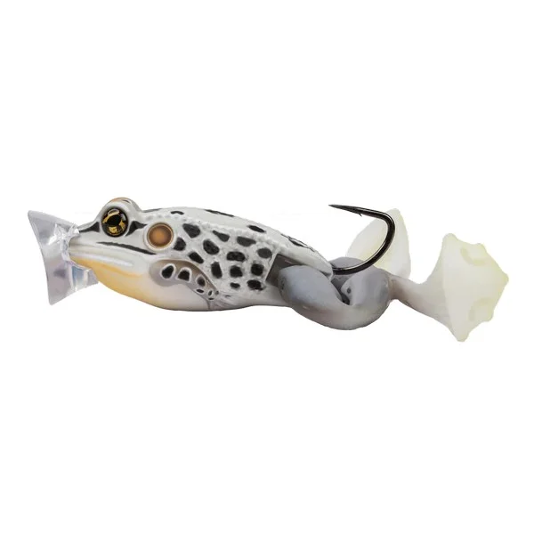 LIVETARGET THE ULTIMATE FROG POPPER BAIT ALBINO / WHITE 50MM 21G FLOATING Utolsó esély