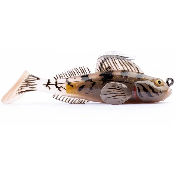Kihagyhatatlan ajánlat LIVETARTGET 2.8" GOBY PADDLETAIL RIGGED BROWN / CHARTREUSE 71MM 10G SINKING