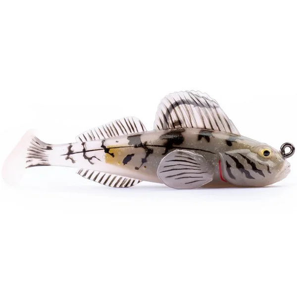 LIVETARTGET 3.3" GOBY PADDLETAIL RIGGED NATURAL / PUMPKIN 84MM 12G SINKING Legkelendőbb