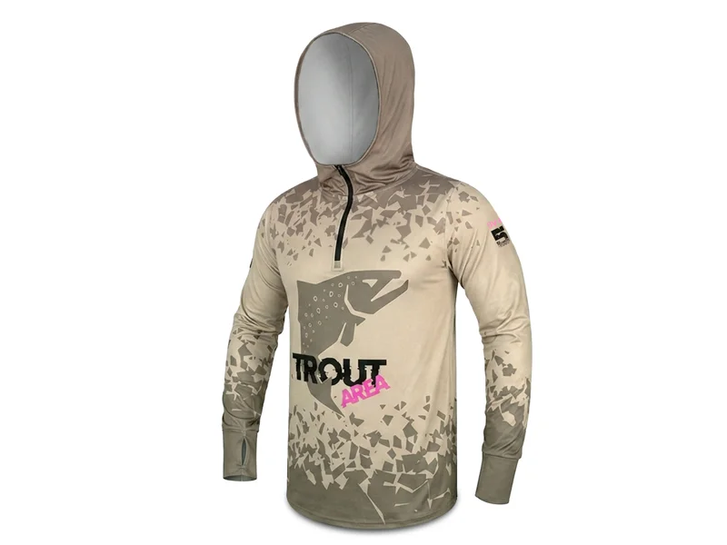 DELPHIN UV ARMOR 50+ KAPUCNIS HOSSZÚUJJÚ PÓLÓ TROUT M Vedd meg most