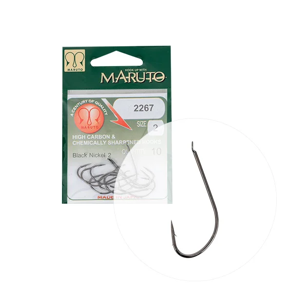 Olcsóbb MARUTO HOROG 2267 2/0 BLACK NICKEL 10DB/CS
