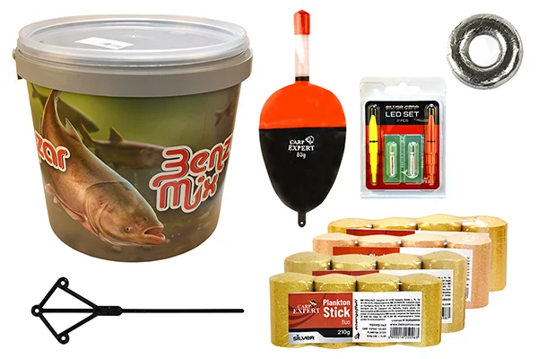 Legjobb ár CARP EXPERT BUSA TABLETTE SZETT VILÁGÍTÓ ÚSZÓVAL ÉS VÖDÖRREL 60G