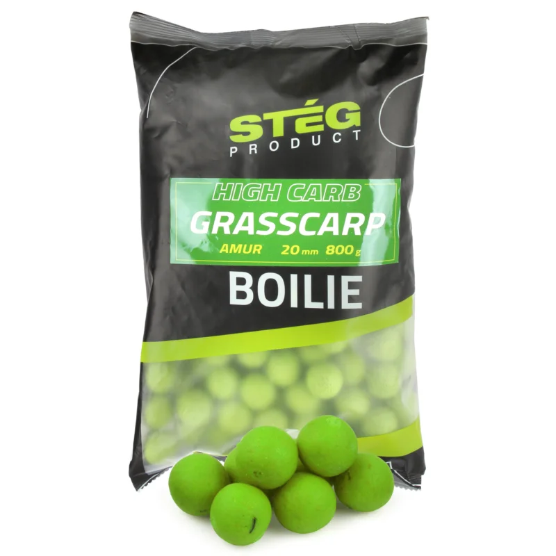 STÉG HIGH CARB BOILIE 20MM 800G AMUR-GRASSCARP Gyors szállítás