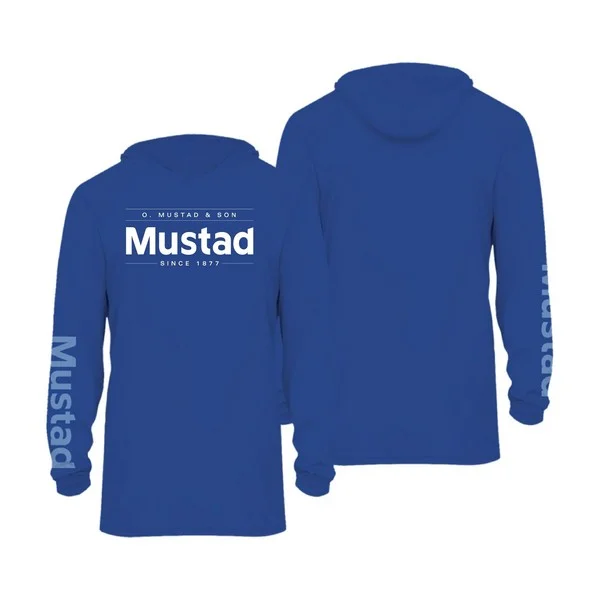 Azonnal elérhető BLUE BRAND LONGSLEEVE UV WITH HOOD - REPREVE+SPANDEX L