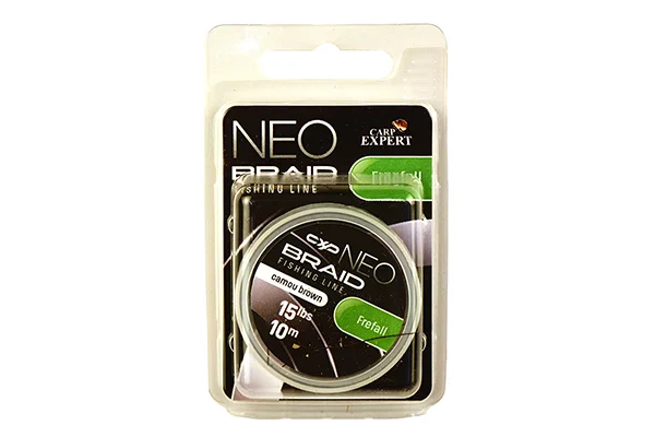 Biztonságos vásárlás CARP EXPERT NEO FREEFALL KIKÖNNYÍTETT FONOTT ELŐKEZSINÓR 25LBS CAMOU BROWN 10M