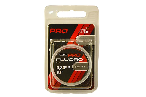 Szuper akció CARP EXPERT PRO INVISIBLE LINE FLUOROCARBON ÁTLÁTSZÓ ZSINÓR 0,30MM 10M