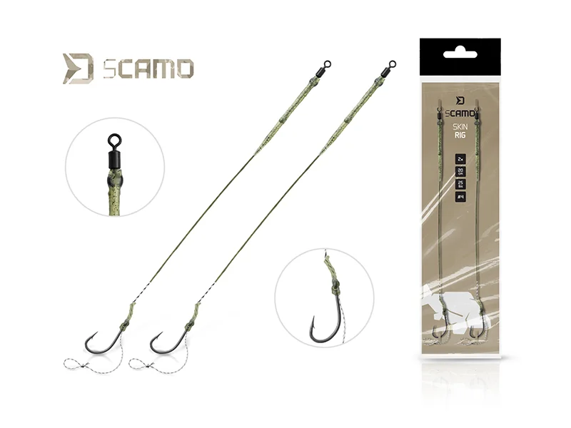 DELPHIN SCAMO SKIN RIG / 2DB 20CM/25LBS/ 6 Prémium