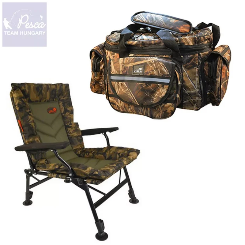 Biztonságos fizetés CARP EXPERT COMFORT CAMO SZÉK CXP CAMOU 25*50CM VÁLLTÁSKÁVAL