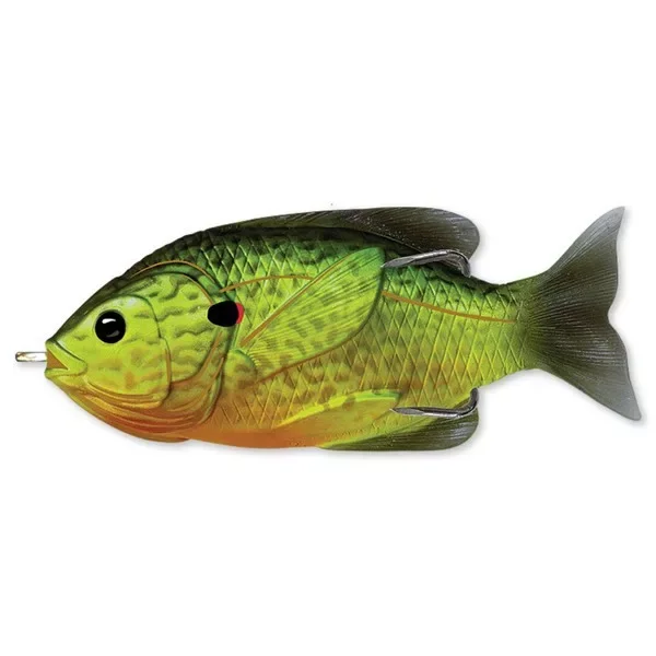 Újdonság Livetarget Naphal Sunfish Walking Bait Florescent Pumpkinseed 7,5cm