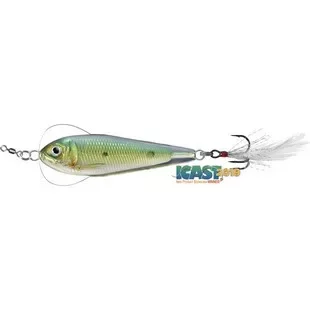 Prémium Livetarget Flutter Shad Jigging Spoon Gold Green