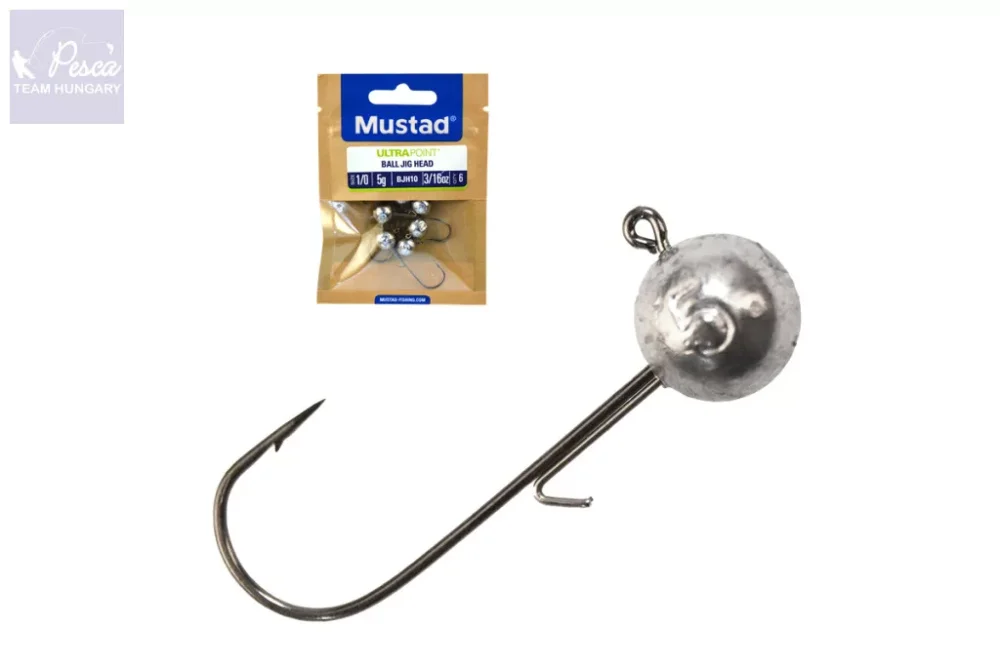 MUSTAD BALL JIG HEAD W/KEEPER - JIG FEJ KAMPÓVAL 7gr Utolsó esély