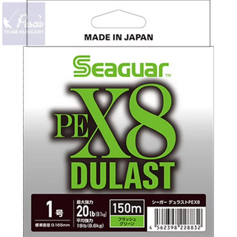 Seaguar Dulast PEX8 Flash Green fonott zsinór 150m Akció