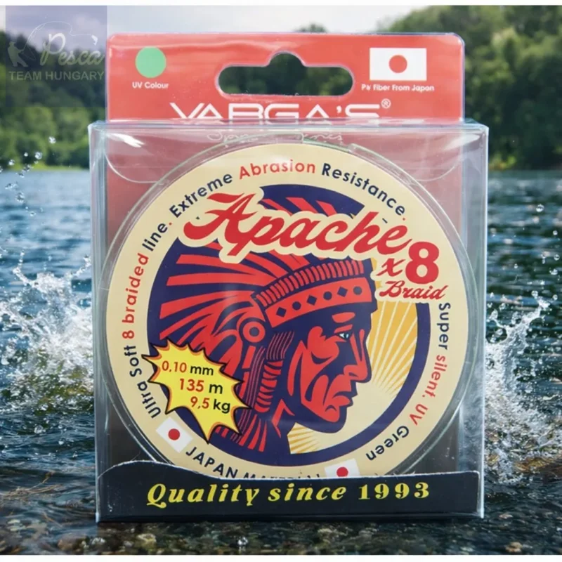 VARGA‘S APACHE X8 BRAID FONOTT ZSINÓR - NEON - 135M Akciós ár