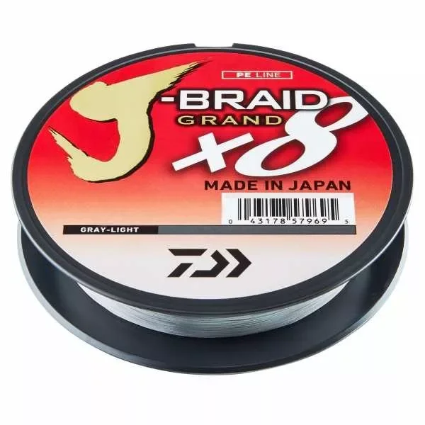 Daiwa J-Braid Grand X8 Szürke Fonott Zsinór 135m Árcsökkenés