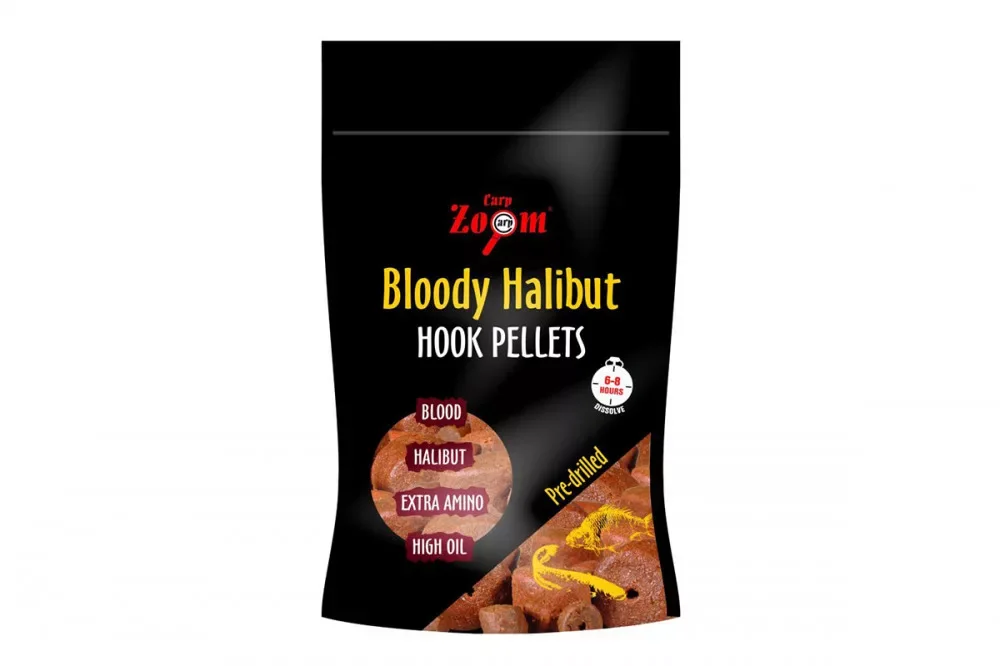 Carp Zoom Bloody Halibut Hook Pellets 150gr Kedvezmény