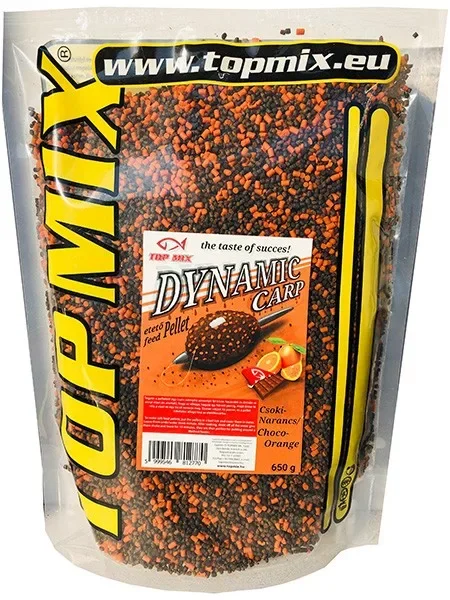 Top Mix Dynamic Carp Etető Pellet Csoki Narancs 800gr Vásárlói kedvenc