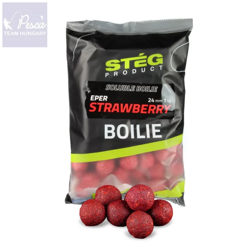 Stég Product Soluble Boilie Strawberry 1kg Népszerű