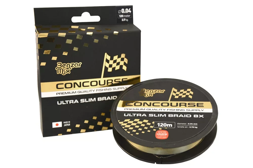 Azonnal elérhető Benzár Concourse Ultra Slim 8X Braid fonott zsinór 120m