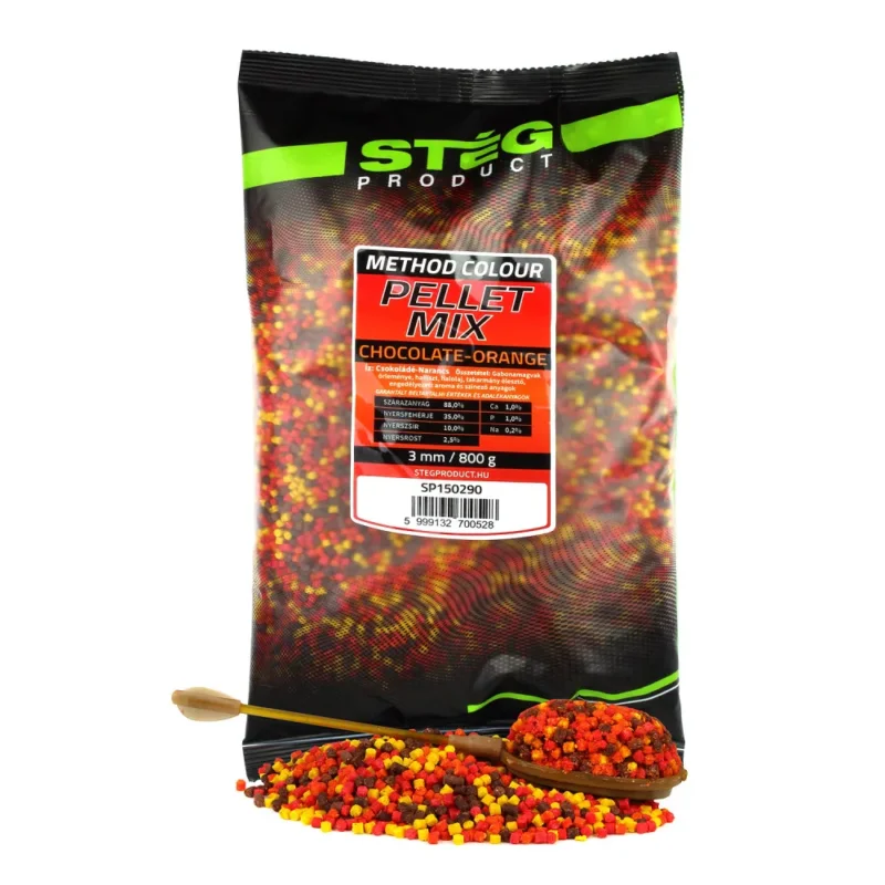 STÉG PELLET MIX 800GR 3MM CHOCOLATE-ORANGE Vedd meg most