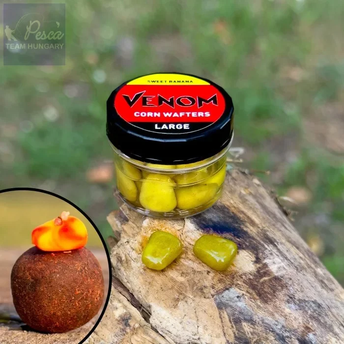 Alacsony ár Feedermánia Venom Corn Wafters L - Sweet Banana