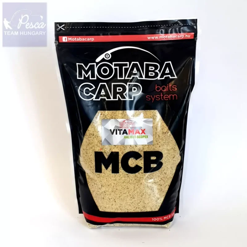 Prémium Motabacarp Vitamax Etetőanyag - Halibut-Scopex 1kg
