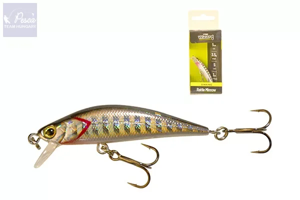 Kedvezményes ár WIZARD RATTLE MINNOW SINKING WOBBLER 5CM S