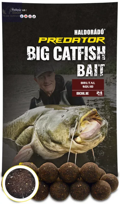 Haldorádó Catfish Bait Boilie 24+ - Brutal Squid 1kg Végkiárusítás