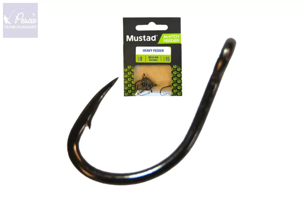 Biztonságos fizetés MUSTAD ULTRA NP EYED HEAVY FEEDER EYED BARBED HOROG 15db/csomag