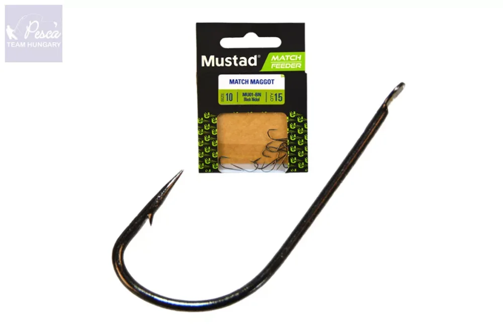 Legnépszerűbb MUSTAD ULTRA NP MATCH MAGGOT SPADE BARBED HOROG 15db/csomag