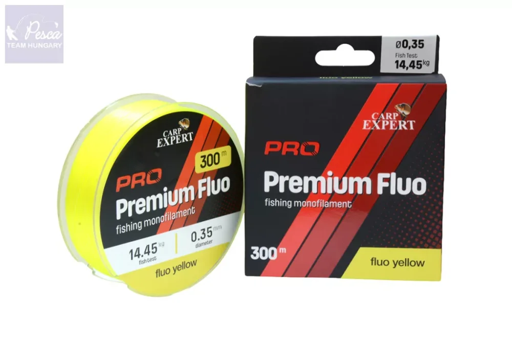 Gyors szállítás CARP EXPERT PRO PREMIUM FLUO YELLOW MONOFIL ZSINÓR 300m